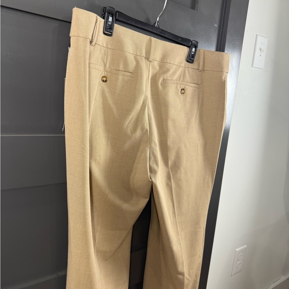 LOFT Tailored Tan Trousers Women’s 16S Office NWT! - Picture 8 of 10